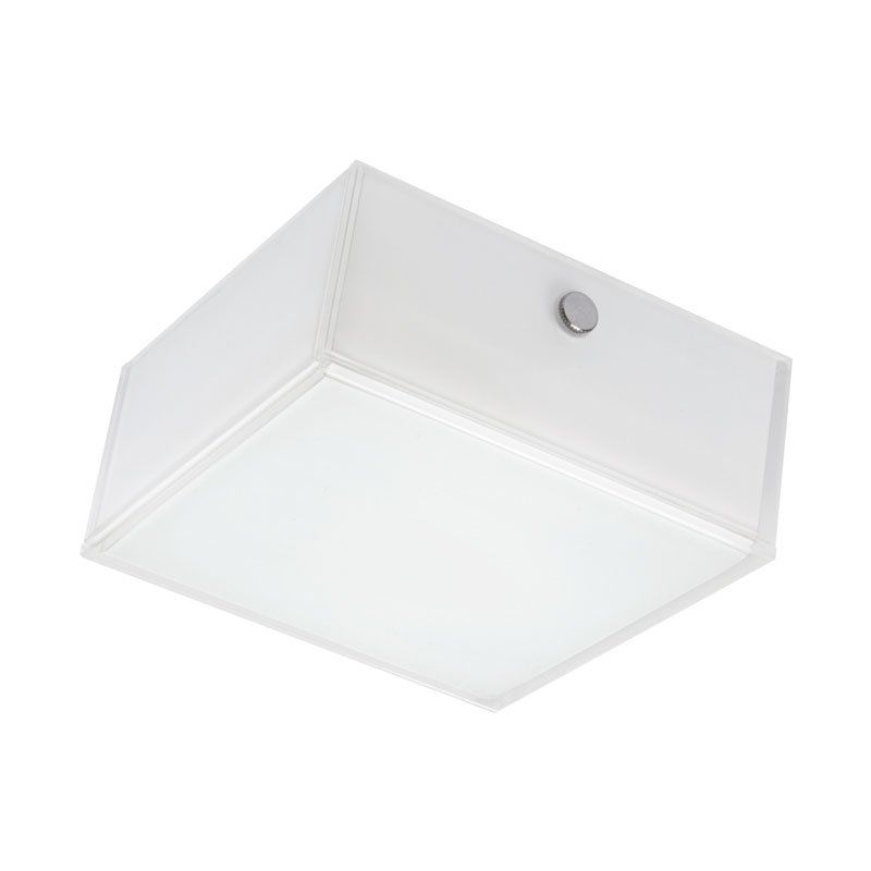 Osram Wand-/Deckenleuchte Lunive Quadro 8W/830 400lm warmweiß nicht dimmbar weiß IP20