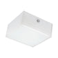 Osram Wand-/Deckenleuchte Lunive Quadro 8W/830 400lm warmweiß nicht dimmbar weiß IP20