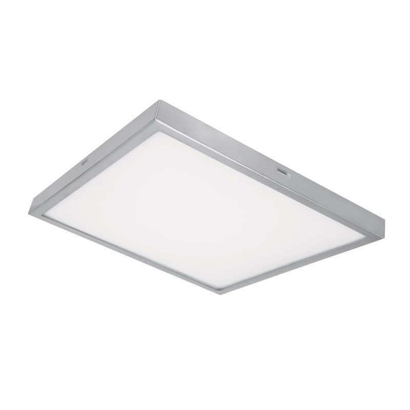 Osram Wand/-Deckenleuchte Lunive Vela 19W/840 1050lm kaltweiß nicht dimmbar grauweiß IP20