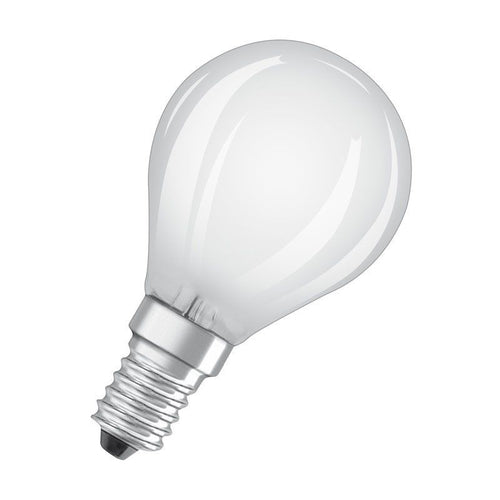 Osram LED Lampe Bellalux Classic P Glas 4,5-40W/827 E14 matt 300° 470lm warmweiß nicht dimmbar
