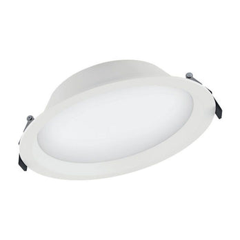 LEDVANCE LED Einbauleuchte DL ALU D200 25W/830 2250lm 100° weiß IP44 warmweiß