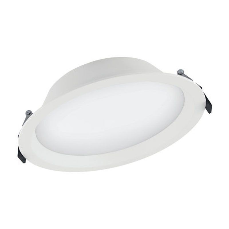 LEDVANCE LED Einbauleuchte DL ALU D200 25W/830 2250lm 100° weiß IP44 warmweiß