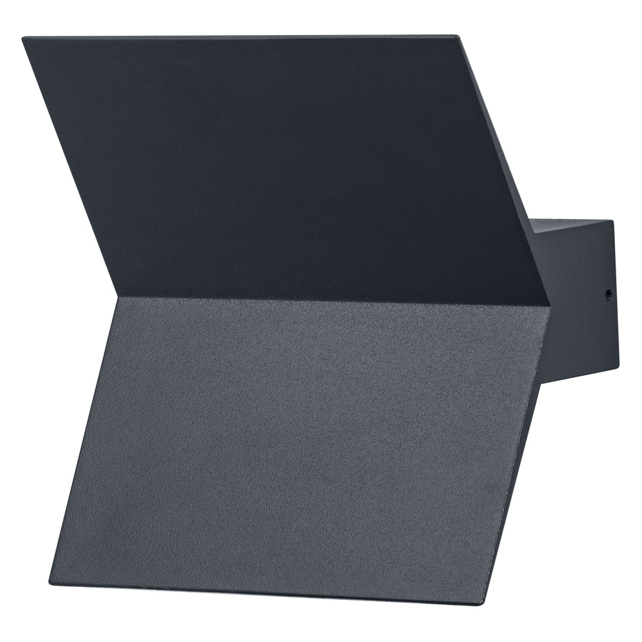 Osram LED Wandleuchte Endura Style Bat 9,5W/3000K 580lm warmweiß nicht dimmbar dunkelgrau IP44