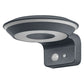 Osram LED Wandleuchte Endura Style Solar Glow Sensor 3,6W/3000K 180lm warmweiß nicht dimmbar dunkelgrau IP44