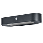 Osram LED Wandleuchte Endura Style Solar Oval Sensor 6W/3000K 540lm warmweiß nicht dimmbar schwarz IP44