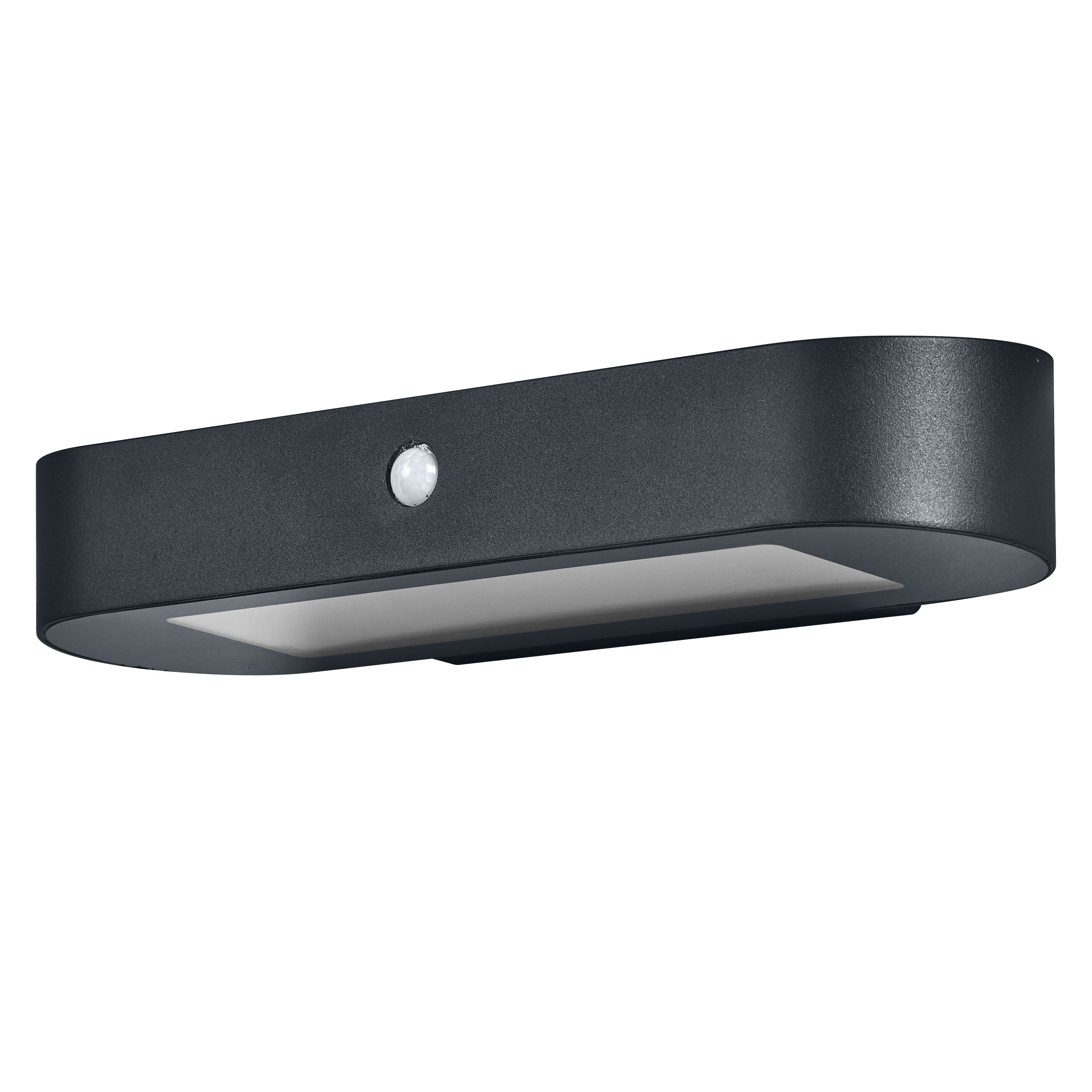 Osram LED Wandleuchte Endura Style Solar Oval Sensor 6W/4000K 540lm neutralweiß nicht dimmbar schwarz IP44