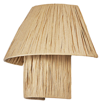 Osram Wandleuchte Decor Bamboo Paper Hut 1-flammig E27 nicht dimmbar braun IP20