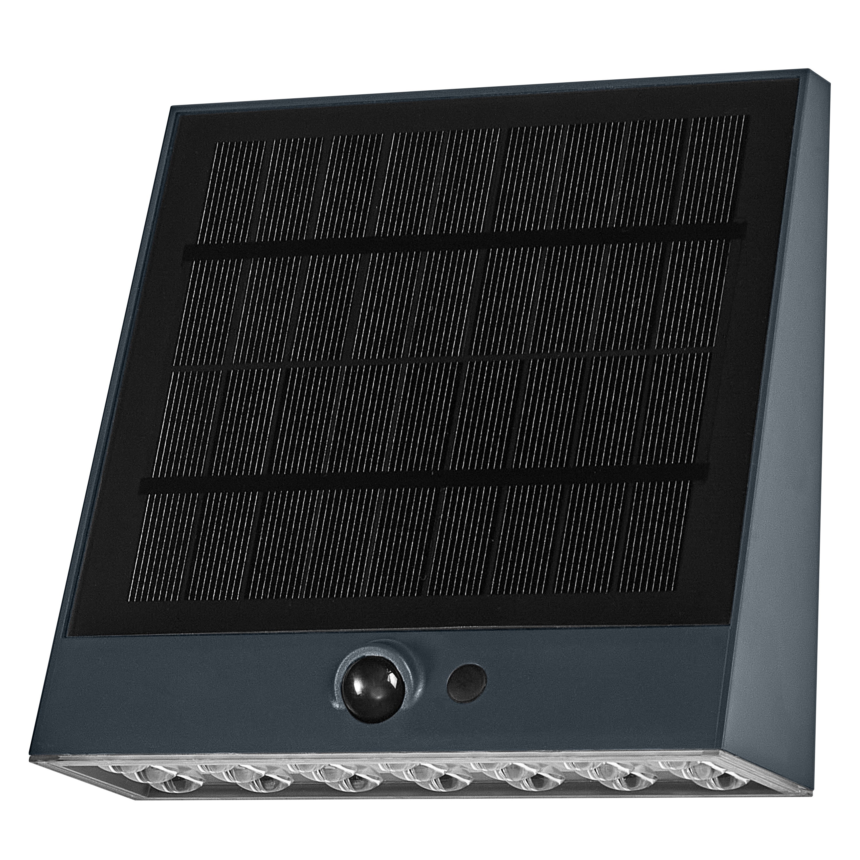 Osram LED Wandleuchte Endura Style Solar Sensor Fin 10,2W/3000K 890lm warmweiß dimmbar dunkelgrau IP54