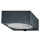 Osram LED Wandleuchte Endura Style Solar Sensor Down 10,7W/3000K 880lm warmweiß dimmbar dunkelgrau IP65