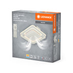 LEDVANCE LED Deckenventilator Grill Square – Verpackung, räumliche Ansicht