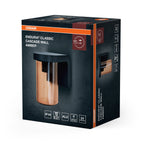 Osram Wandleuchte Endura Classic Cascade Amber 1-flammig E27 – Verpackung, räumliche Ansicht