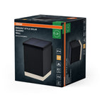 Osram LED Wandleuchte Endura Style Solar Quadro – Verpackung, räumliche Ansicht