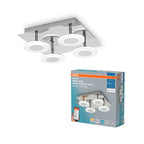 Osram LED Wandleuchte Smart+ Matter Orbis Wave 300x300mm – Produkt mit Verpackung