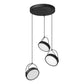 Osram LED Pendelleuchte Decor Puck 3-flammig PL 36W/3000K 1250lm warmweiß nicht dimmbar schwarz IP20