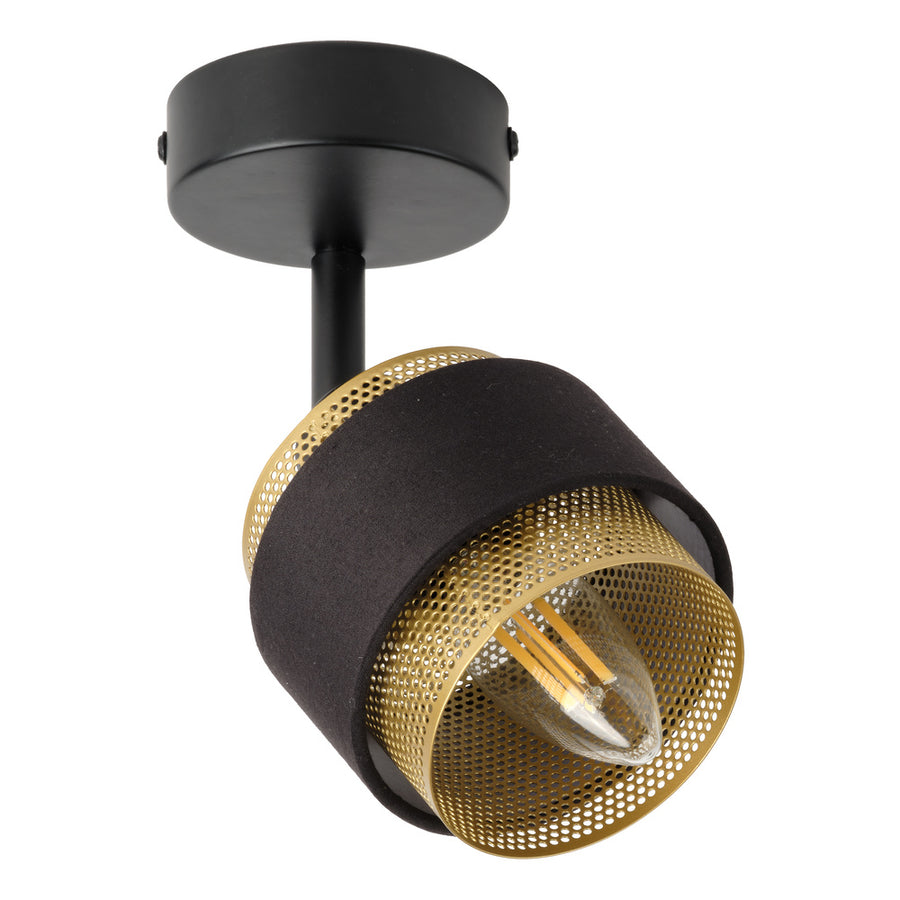 Osram LED Spot Decor Hornet 1-flammig 2,8W/2700K 100lm warmweiß nicht dimmbar schwarz/gold IP20