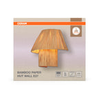 Osram Wandleuchte Decor Bamboo Paper Hut 1-flammig E27 – Verpackung Vorderseite