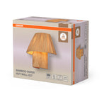 Osram Wandleuchte Decor Bamboo Paper Hut 1-flammig E27 – Verpackung, räumliche Ansicht