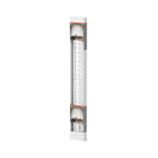Osram LED Lichtleiste Office Line Grid Curve 1,2m – Verpackung, räumliche Ansicht