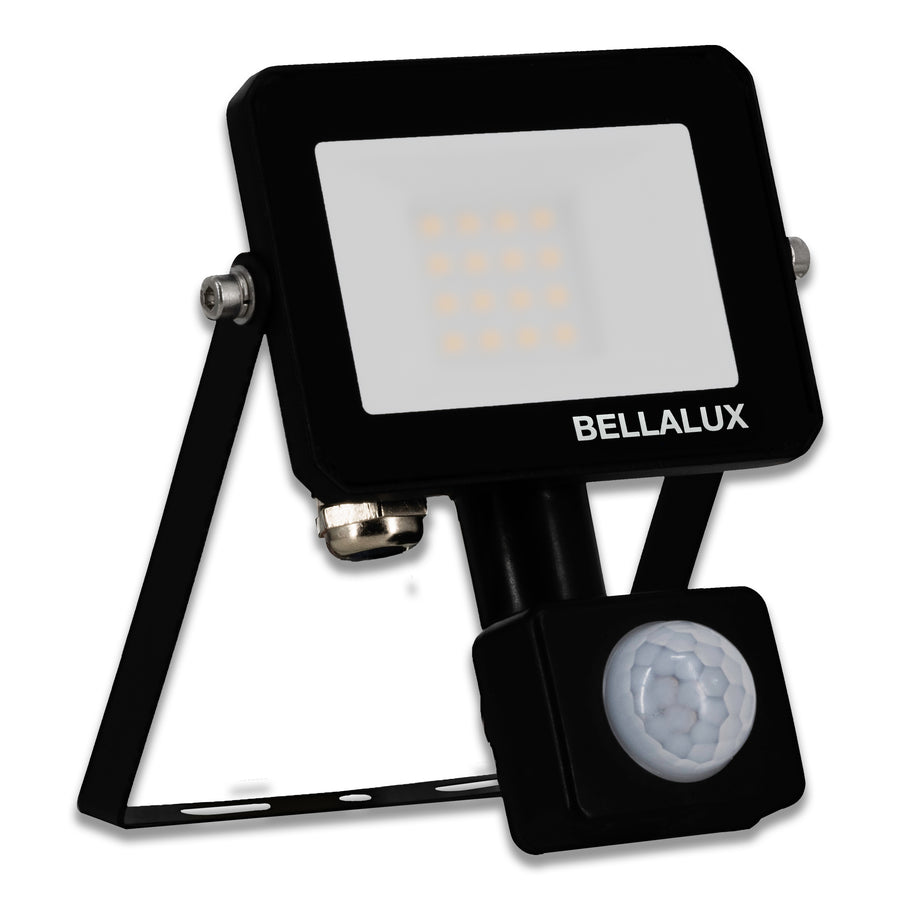 Bellalux LED Fluter Vital Sensor 10W/6500K 900lm tageslichtweiß nicht dimmbar schwarz IP65