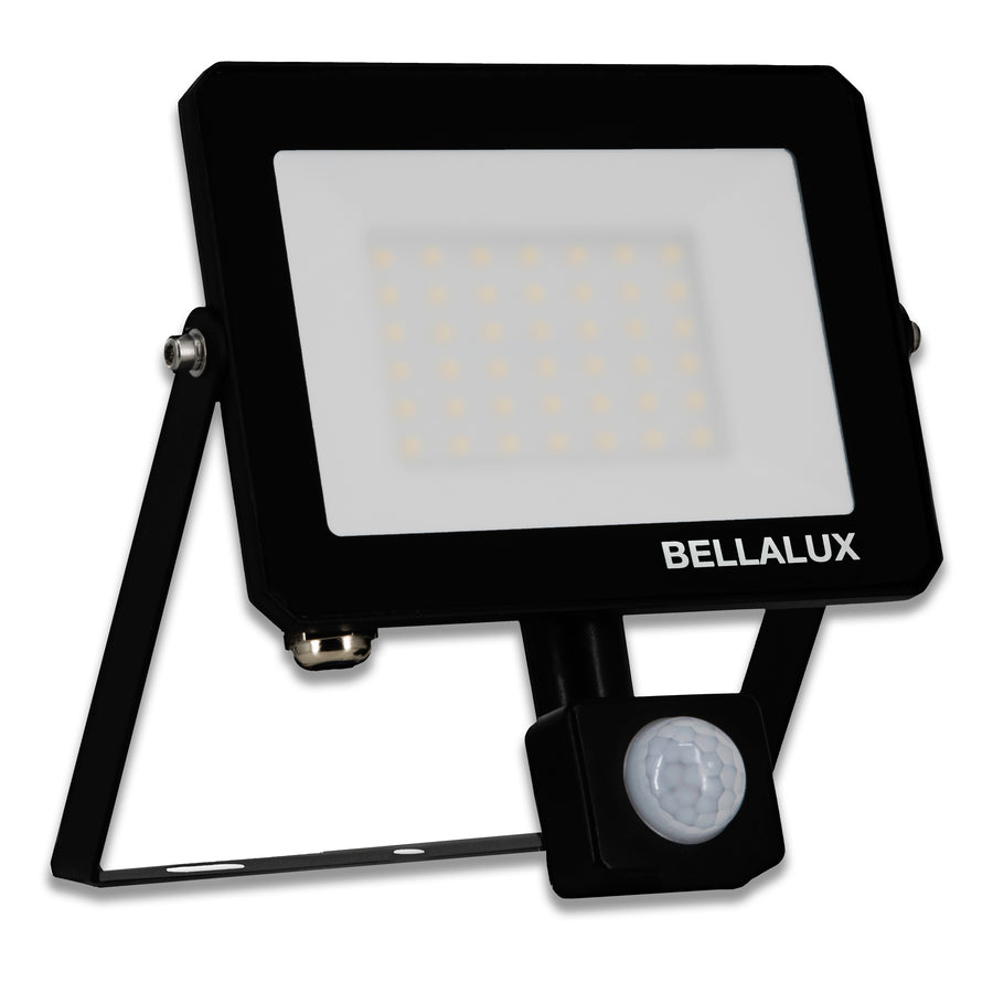 Bellalux LED Fluter Vital Sensor 30W/3000K 2700lm warmweiß nicht dimmbar schwarz IP65