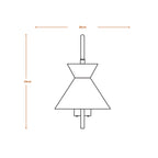 Osram Wandleuchte Decor Waist 1-flammig E27 – Produktansicht