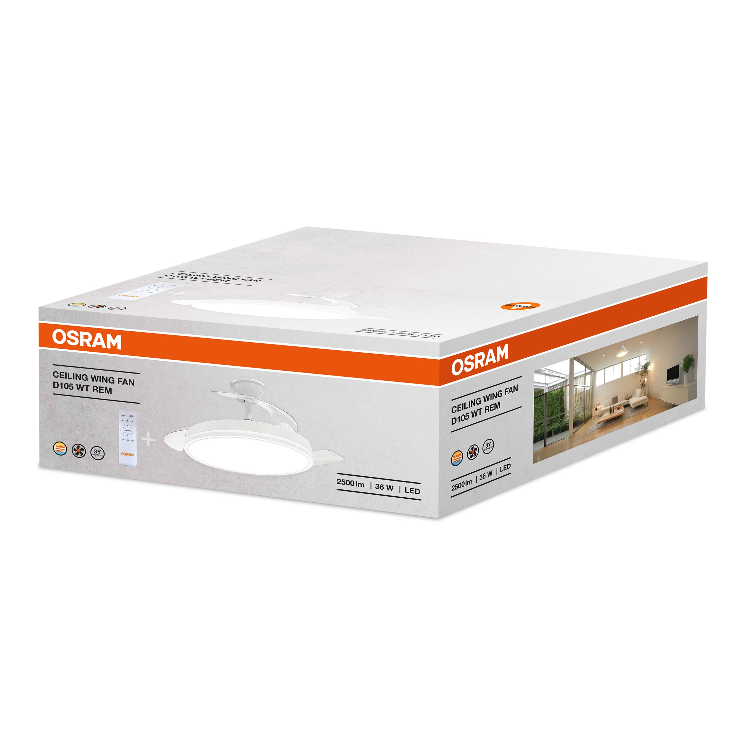 Osram LED Deckenventilator Wing D102 – Produktansicht 2