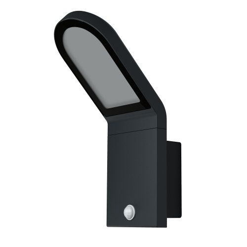 LEDVANCE LED Wandleuchte Endura Style Sensor 12,2W/830 740lm warmweiß nicht dimmbar dunkelgrau IP44