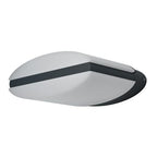 LEDVANCE LED Wandleuchte Endura Style Ellipse 12,5W/830 890lm warmweiß nicht dimmbar dunkelgrau IP44