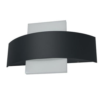 LEDVANCE LED Wandleuchte Endura Style Shield Square 10,5W/830 410lm warmweiß nicht dimmbar dunkelgrau IP44