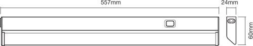 LEDVANCE LED Unterbauleuchte LinearLED Turn 557 10W/830 600lm warmweiß nicht dimmbar