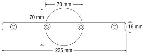 LEDVANCE LEDStixx silber 0,31W 4,5V batteriebetrieben