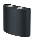 Osram LED Wandleuchte Endura Style UpDown Deco II 10,5W/3000K 550lm warmweiß nicht dimmbar dunkelgrau IP44