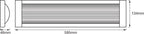 LEDVANCE LED Decken-/Pendelleuchte Office Line Dim 600 25W/840 2000lm nicht dimmbar weiß IP20