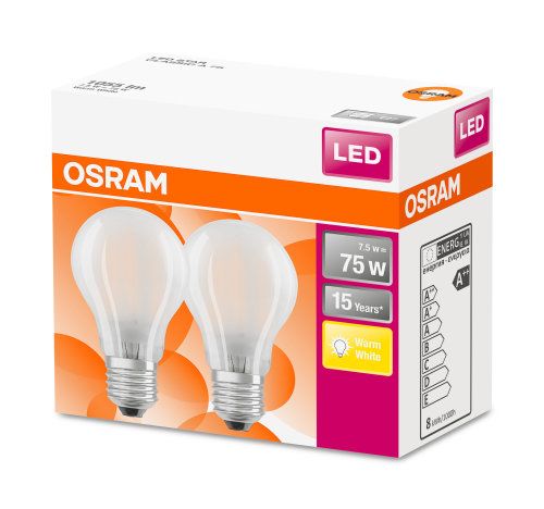 LEDVANCE LED Retrofit Classic A 8-75W/827 E27 1055lm matt warmweiß 300° nicht dimmbar