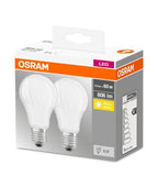 LEDVANCE LED Base Classic A 8,5-60W/827 E27 806 matt warmweiß 200° nicht dimmbar