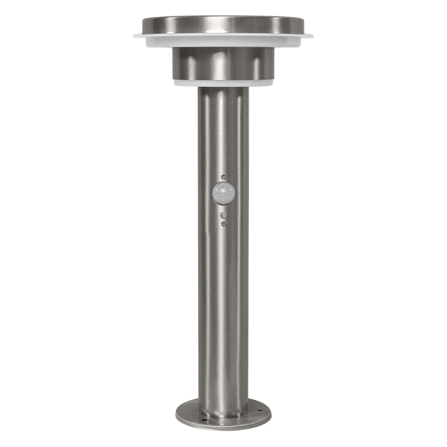 Osram LED Wegeleuchte Endura Style Solar 40cm Sensor Double Circle 6W/3000K 400lm warmweiß dimmbar stahl IP44