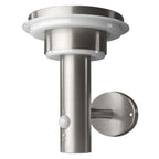 Osram LED Wandleuchte Endura Style Solar Sensor Double Circle 6W/3000K 400lm warmweiß dimmbar stahl IP44