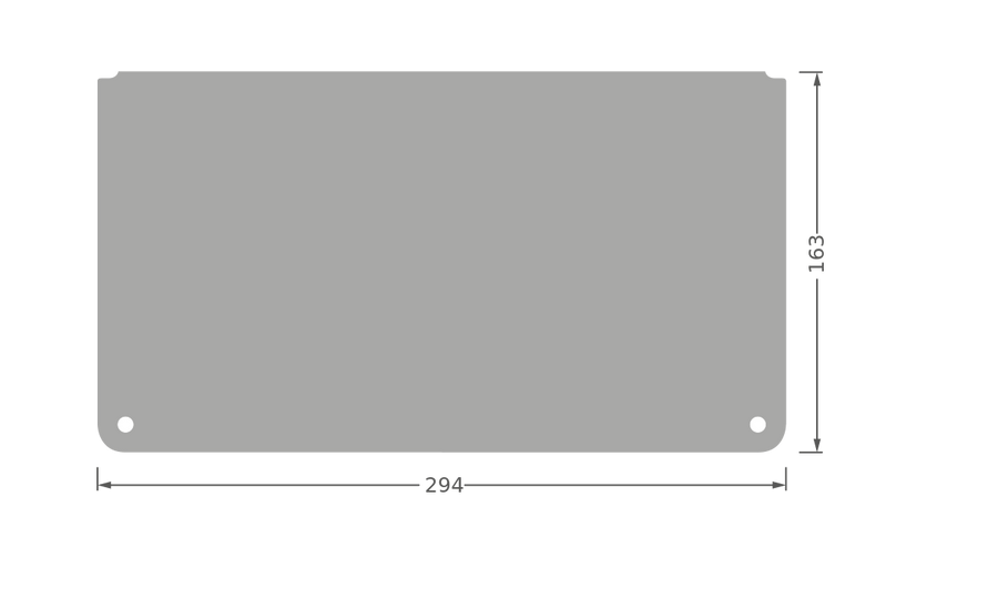 LEDVANCE Leuchten-Zubehör EM Exit Picto Blank Piktogrammeinsatz Grün