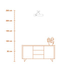 Osram LED Deckenleuchte Decor Curve Felt – Maßzeichnung mit Abmessungen
