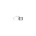 Philips LED-Panel RC133V G6 36S/840 PSD W62L62 OC 26W 3.600lm IP20 – Maßzeichnung