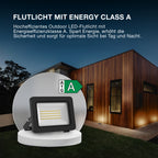 Osram LED Fluter Ea 5W/4000K 870lm neutralweiß nicht dimmbar schwarz IP65 – Infografik