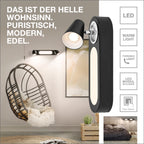 Osram LED Spot Decor Neptune Click-select 4-flammig 27W/3000K 1335lm warmweiß nicht dimmbar weiß IP20 – Infografik