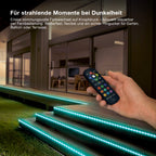 Osram LED-Band Outdoor RGB 15m Remote Control 100W dimmbar weiß IP65 – Infografik
