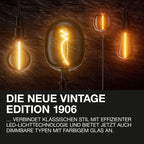 Osram LED Vintage 1906 Classic A160 Filament Gold 5-28W/820 E27 300lm klar Warm Comfort Light 340° dimmbar – Infografik 2