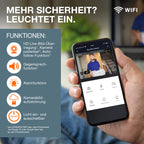 LEDVANCE Kamera SMART+ Wifi Camera Round 15W 950lm IP44 – Infografik