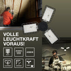 Osram / Ledvance LED Highbay Blade Deckenlampe 100° 60W/840 kaltweiß 6500lm E27 220-240V – Infografik