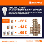 Osram / Ledvance LED Filament Classic A60 matt 300° 2,2-40W/830 warmweiß 525lm E27 220-240V – Infografik 2