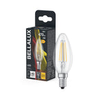 Osram LED Bellalux Classic B Filament 4-40W/827 E14 klar 300° 470lm warmweiß nicht dimmbar – Produkt mit Verpackung