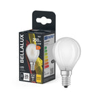 Osram LED Bellalux Classic P Glas 2,8-25W/827 E14 matt 300° 250lm warmweiß nicht dimmbar – Produkt mit Verpackung