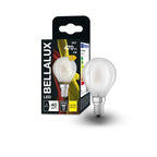 Osram LED Bellalux Classic P Glas 4,5-40W/827 E14 matt 300° 470lm warmweiß nicht dimmbar – Produkt mit Verpackung